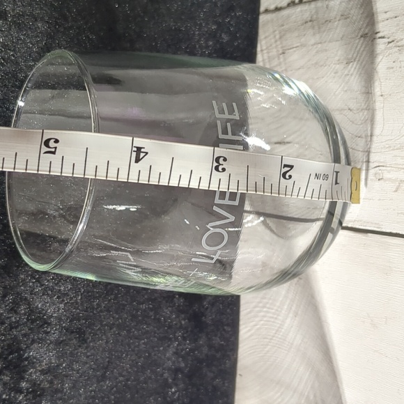 Pair of Live Life + Love Life Chloe and Madison 15oz Stemless Wine Glasses - Picture 6 of 6